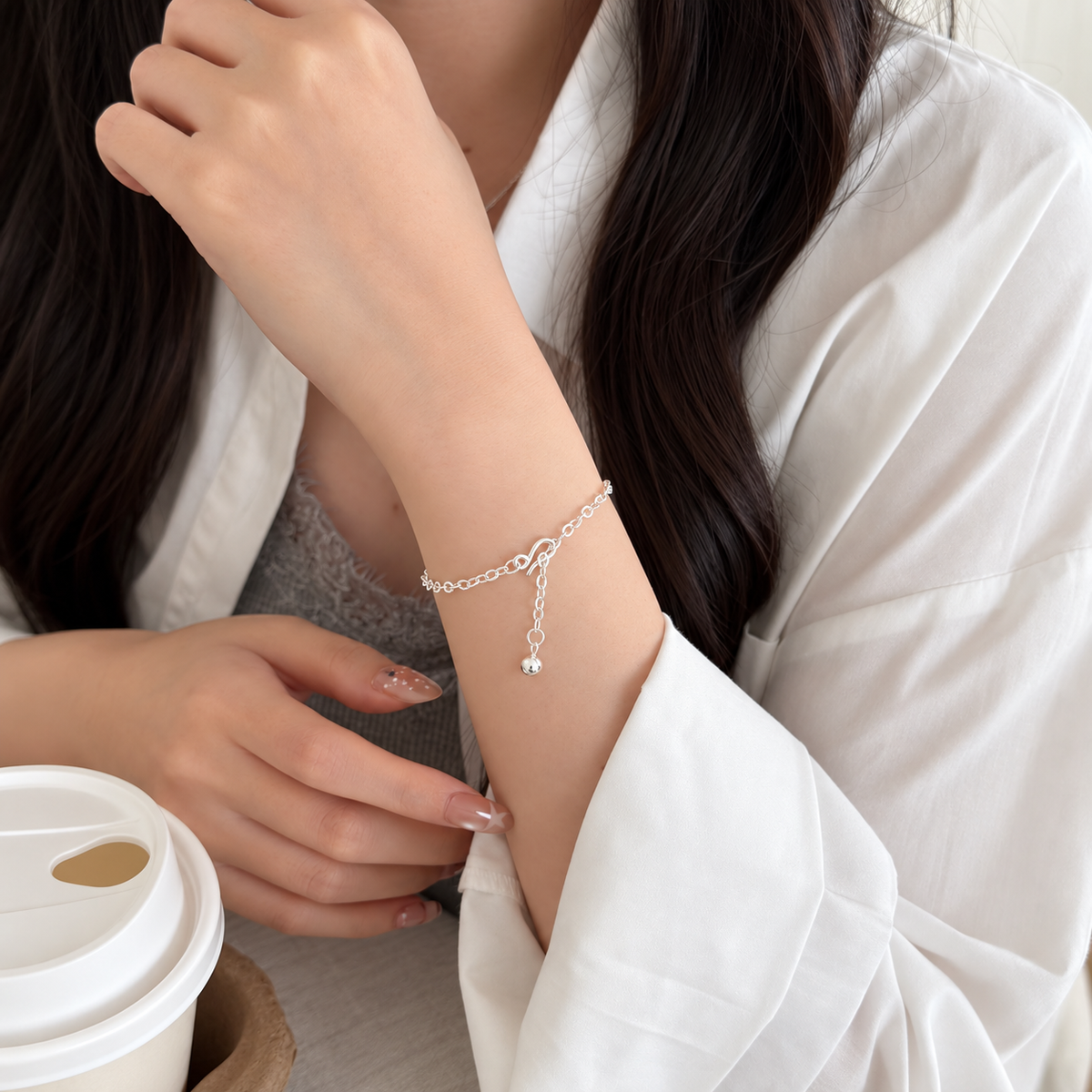 hook chain bracelet (B43)