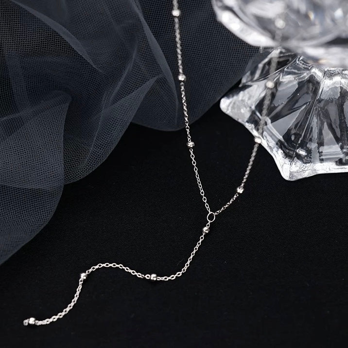 straight thin necklace (N1)
