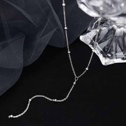 straight thin necklace (N1)