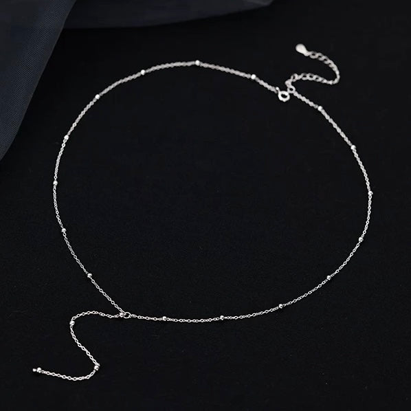 straight thin necklace (N1)