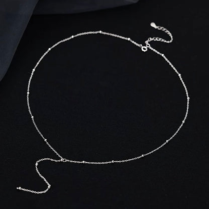 straight thin necklace (N1)