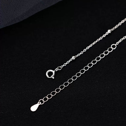 straight thin necklace (N1)