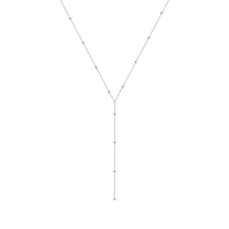 straight thin necklace (N1)