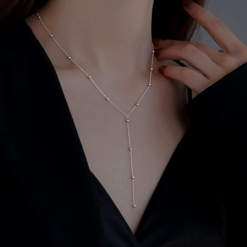 straight thin necklace (N1)