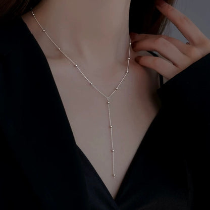straight thin necklace (N1)