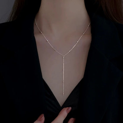 straight thin necklace (N1)