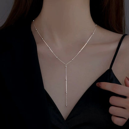 straight thin necklace (N1)