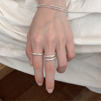 twist double ring (R39)